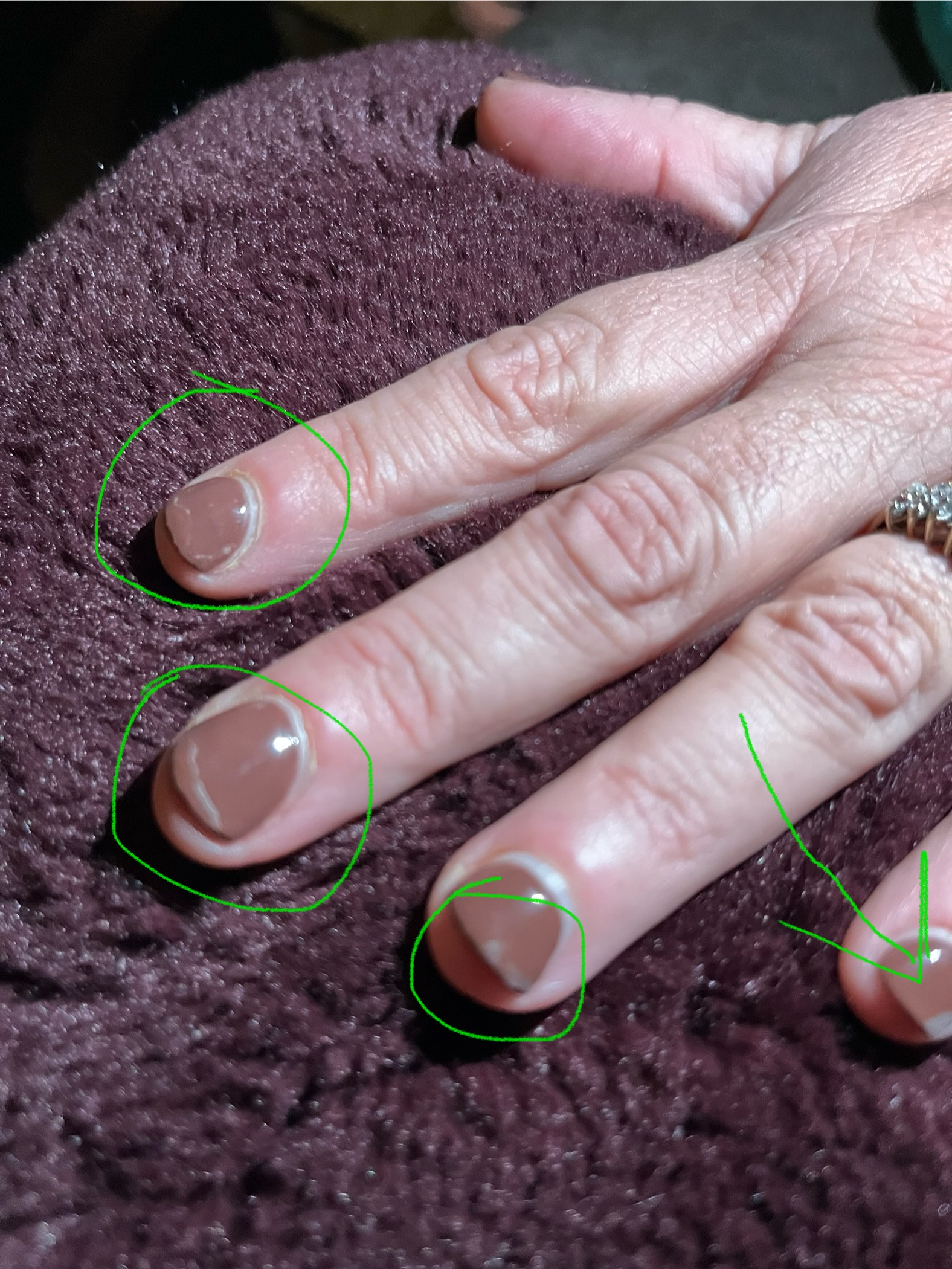 La Vie Nails & Spa nail work in Brookfield, Wisconsin